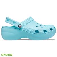 Сабо женские Crocs Classic Platform Clog голубой