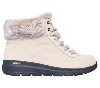 Ботинки женские Skechers GLACIAL ULTRA - MOUNTAIN MUSE бежевый/черный 144199-NTBK