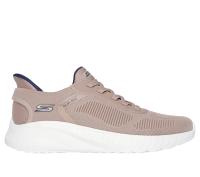 Кроссовки мужские Skechers Slip-Ins: BOBS Squad Chaos - Solid Step коричневый 118312-TPE