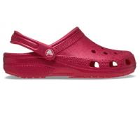 Клоги CROCS Classic Glitter Clog красный 205942-7CA