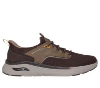 Кроссовки мужские Skechers Slip-Ins: Arch Fit Crosser - Chozen коричневый 211190-BRN