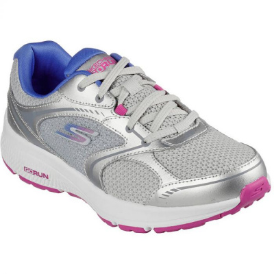 Кроссовки женские для бега GO RUN CONSISTENT серебристый/фиолетовый