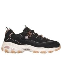 Кроссовки женские Skechers D'Lites - 20TH Anniversary черный 150876-BKRG