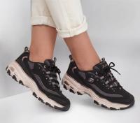 Кроссовки женские Skechers D'Lites - Chrome Wave черный 150873-BKRG