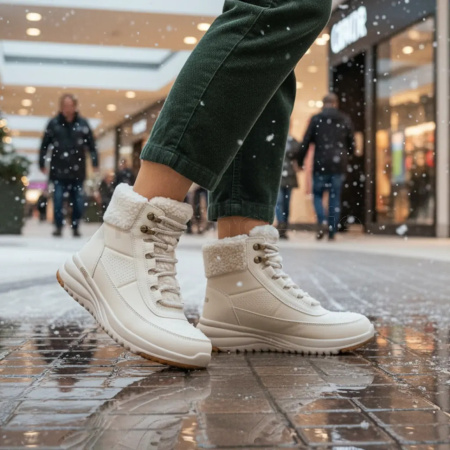 Ботинки женские Skechers ON-THE-GO STELLAR - ALPINE AD бежевый 144756-NAT