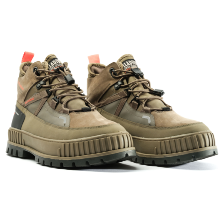 Ботинки мужские Palladium Pallashock Travel WP+ зеленый 77989-377