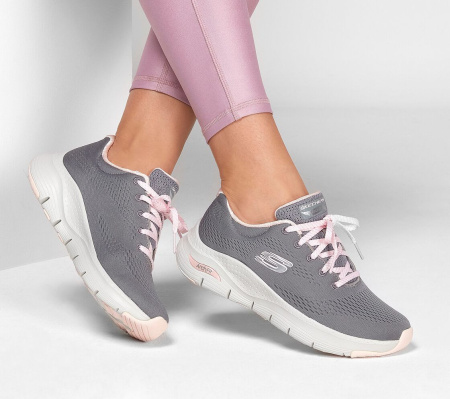 Кроссовки женские Skechers ARCH FIT серый/розовый