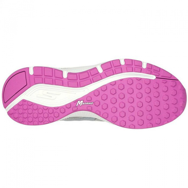 Кроссовки женские для бега Skechers GO RUN CONSISTENT серебристый/фиолетовый