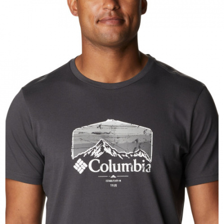 Футболка мужская Columbia Path Lake™ Graphic Tee II чёрный