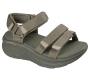 Сандалии женские Skechers D'Lux Walker Sandal оливковый 119826-OLV