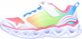 Кроссовки детские Skechers HEART LIGHTS Kid's sport shoes белый/мультицвет