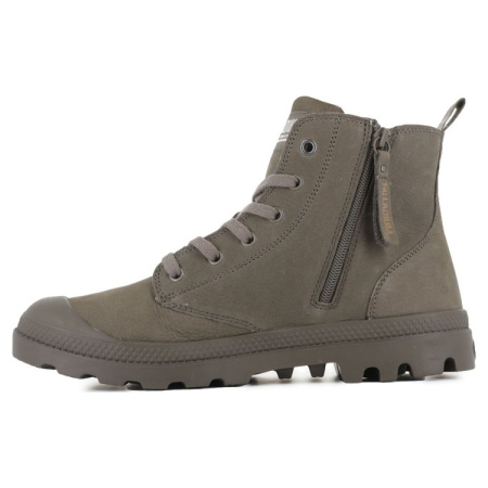 Ботинки мужские Palladium PAMPA HI ZIP WL серо-зеленый 05982-281