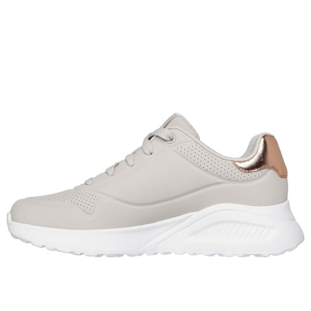 Кроссовки женские Skechers UNO LITE - SHIMMER ALONG бежевый 177291-NAT