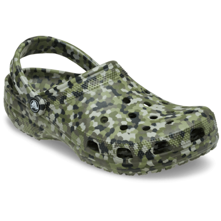 Клоги CROCS Classic Confetti Clog зеленый 212462-3TC