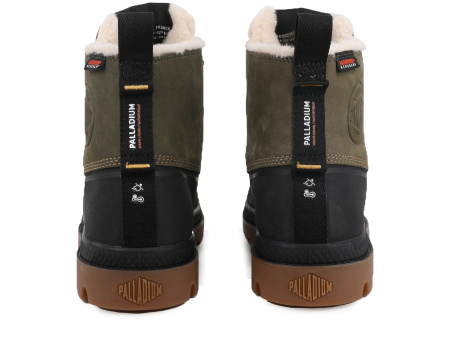 Ботинки мужские Palladium PAMPA DUCK WL WP+ оливковый 79547-325