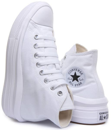 Кеды женские Converse Chuck Taylor All Star Move белый 568498C	