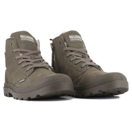 Ботинки мужские Palladium PAMPA HI ZIP WL серо-зеленый 05982-281