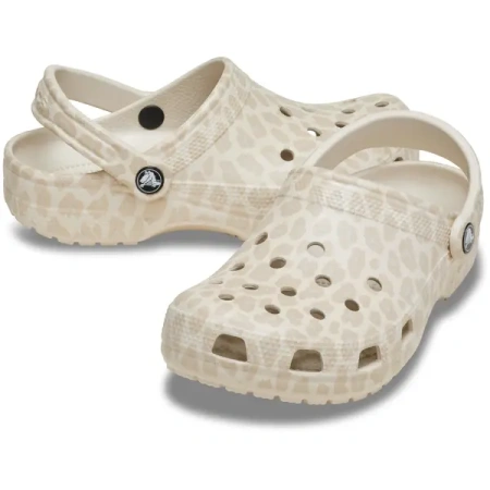 Клоги CROCS Classic Animal Clog бежевый 211800-0RH