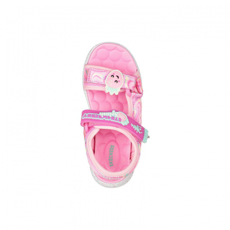 Сандалии детские Skechers JUMPSTERS SANDAL розовый/бирюзовый