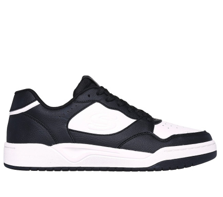 Кроссовки мужские Skechers Koopa Volley Low Varsity черный/белый 183240-BKW
