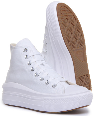 Кеды женские Converse Chuck Taylor All Star Move белый 568498C	