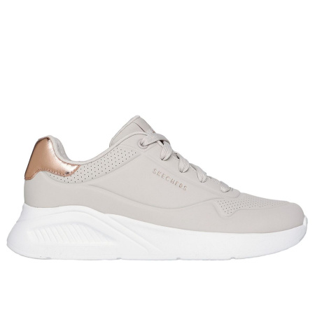 Кроссовки женские Skechers UNO LITE - SHIMMER ALONG бежевый 177291-NAT
