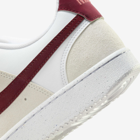 Кроссовки женские Nike Court Vision Low белый/красный FQ7628-100