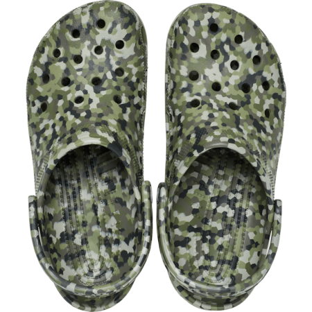 Клоги CROCS Classic Confetti Clog зеленый 212462-3TC