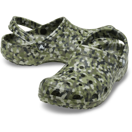 Клоги CROCS Classic Confetti Clog зеленый 212462-3TC