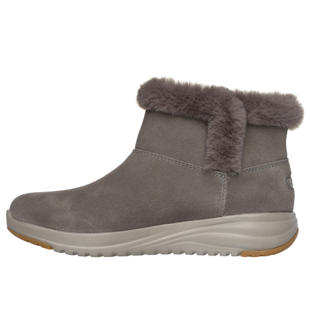 Ботинки женские Skechers ON-THE-GO STELLAR - COZY STEP темно-коричневый 144775-DKTP