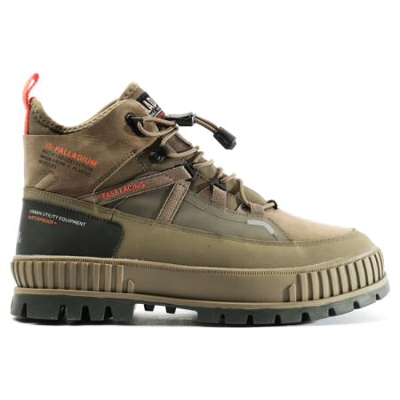 Ботинки мужские Palladium Pallashock Travel WP+ зеленый 77989-377