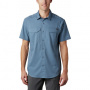 Рубашка мужская Columbia Silver Ridge Lite™ Short Sleeve Shirt blue
