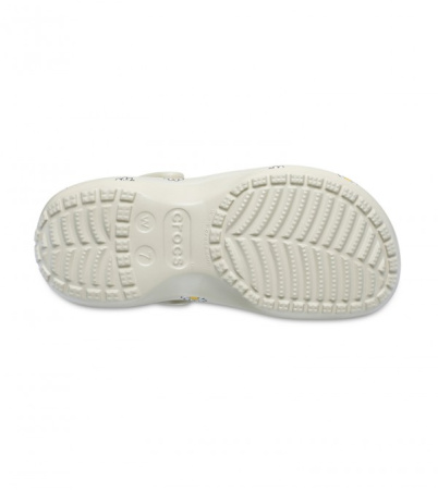 Клоги CROCS Classic Platform Floral Clog бежевый 212668-1WY
