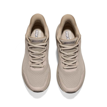 Кроссовки мужские Skechers Slip-Ins: Max Run серый 118431-TPE