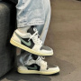 Кроссовки NIKE AIR JORDAN 1 LOW белый/черный DC0774-001