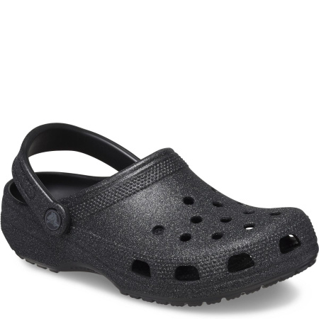 Клоги CROCS Classic Glitter Clog черный 205942-0WH