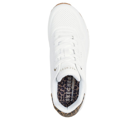 Кроссовки женские Skechers UNO-JUNGLE NITE белый 177093-WHLD