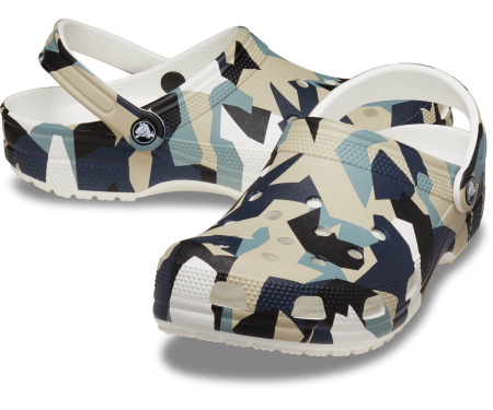 Клоги Crocs Classic Geo Camo Clog мультицвет 211009-94S
