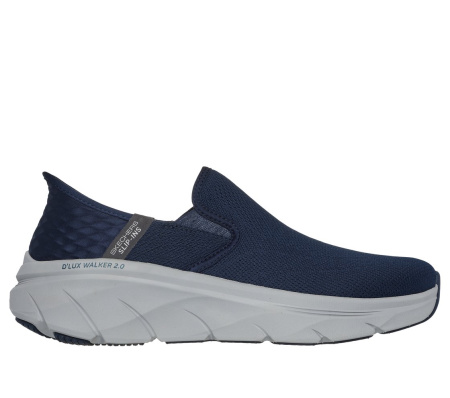 Кроссовки мужские Skechers Slip-ins: D'Lux Walker 2.0 - Reeler темно-синий 232463-NVY