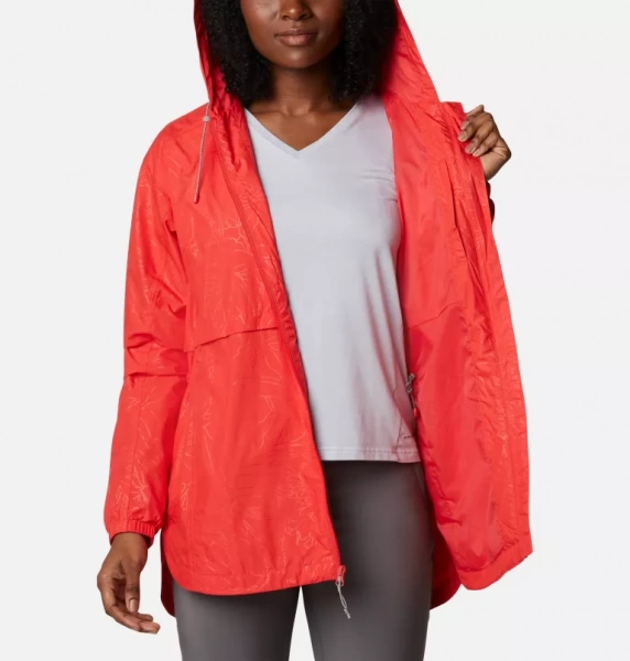 Куртка ветрозащитная женская Columbia Auroras Wake™ III Jacket красный