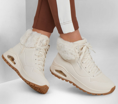 Ботинки женские Skechers UNO RUGGED - FALL AIR бежевый 167274-NAT