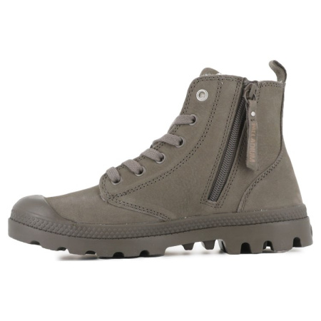 Ботинки женские Palladium PAMPA HI ZIP WL серо-зеленый 95982-281