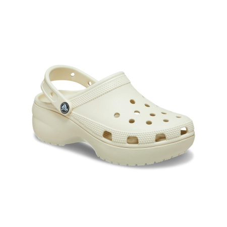Клоги Crocs Classic Platform Clog бежевый 206750-2Y2
