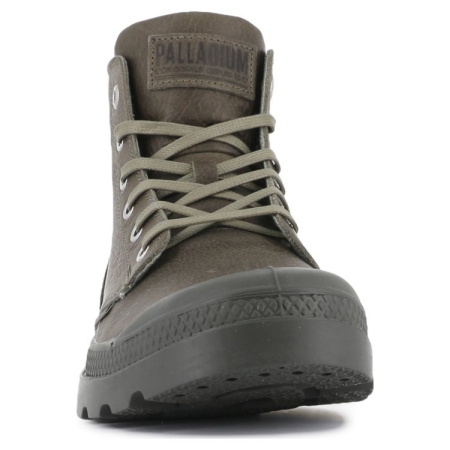 Ботинки мужские Palladium PAMPA HI ZIP LTH ESS серо-зеленый 76888-308