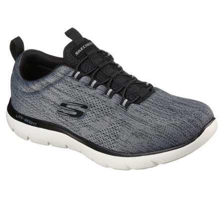 Кроссовки мужские Skechers Summits - Louvin черно-белый 232186-BKW