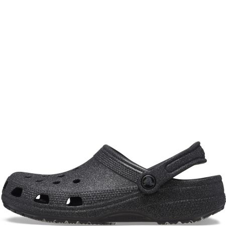 Клоги CROCS Classic Glitter Clog черный 205942-0WH