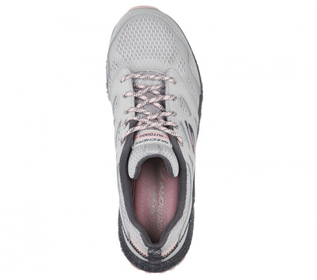 Кроссовки женские для бега Skechers HILLCREST серый/розовый