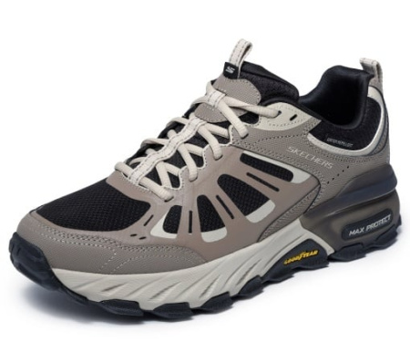Кроссовки мужские Skechers MAX PROTECT - SHERWOOD RIDGE серый 237678-TPBK