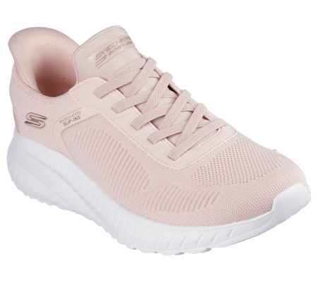 Кроссовки женские Skechers Slip-ins: BOBS Sport Squad Chaos розовый 117497-LTPK