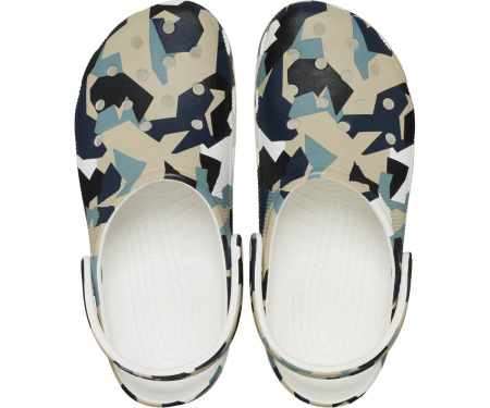 Клоги Crocs Classic Geo Camo Clog мультицвет 211009-94S